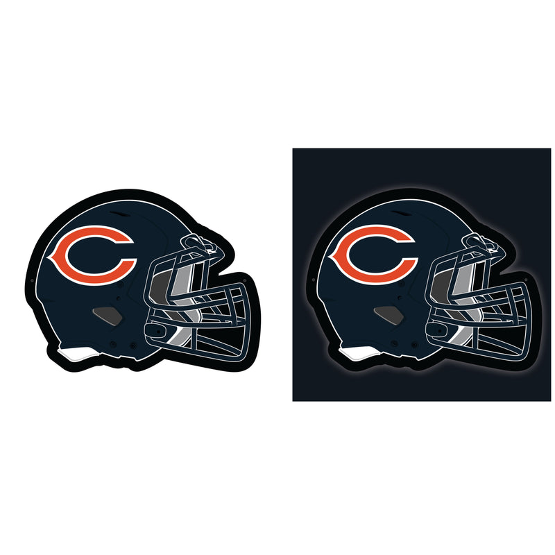 Chicago Bears NFL Football Helmet Edgelite LED Decor