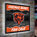 Chicago Bears 23"H x 23"L LED Wall Decor, Edgelite, Square