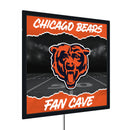 Chicago Bears 23"H x 23"L LED Wall Decor, Edgelite, Square