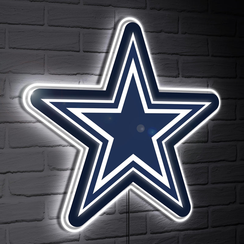 Dallas Cowboys LED Wall Decor, Glazelite, Logo
