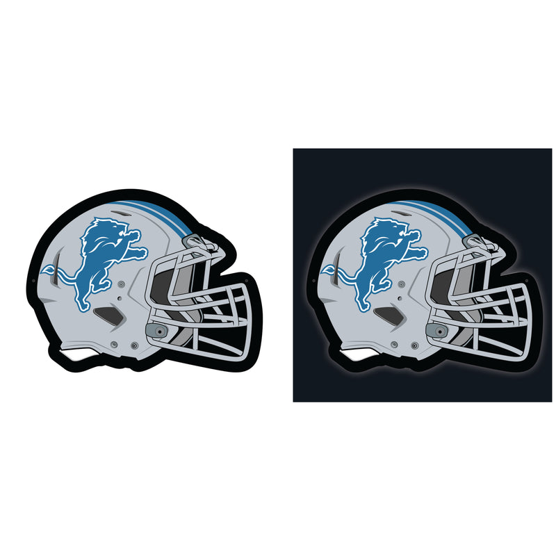 Detroit Lions NFL Football Helmet Edgelite LED Decor