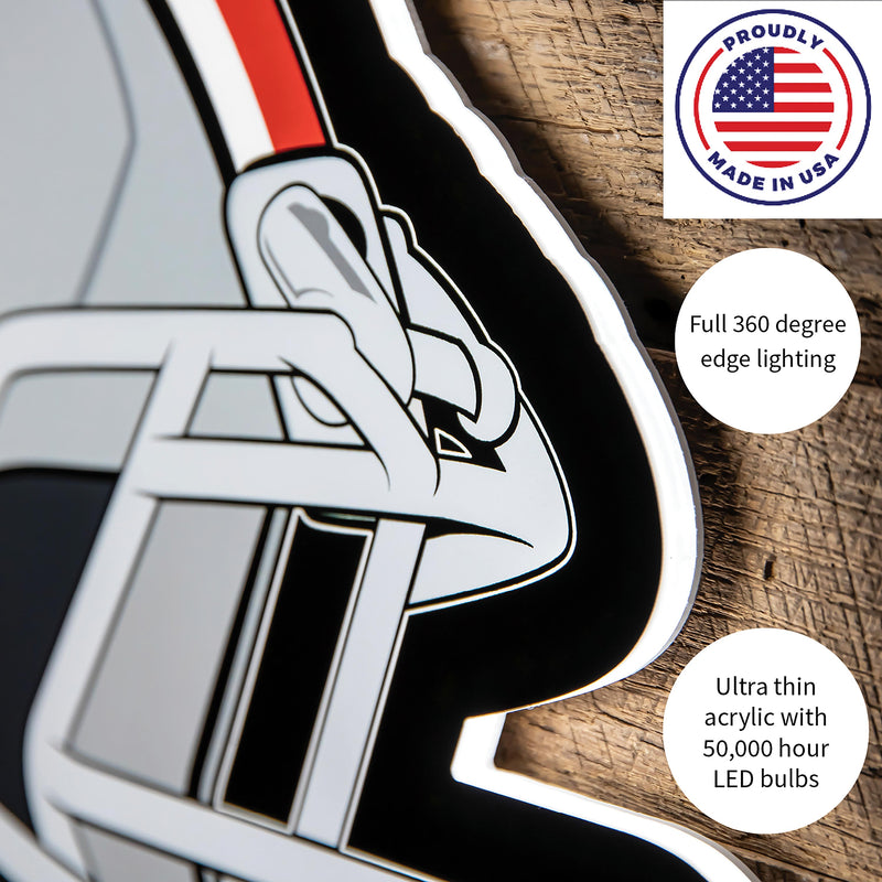 Green Bay Packers NFL Football Helmet Edgelite LED Decor