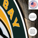 Green Bay Packers LED Wall Decor, Glazelite, Logo