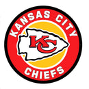 Kansas City Chiefs NFL Football Large Round Edgelite LED Decor