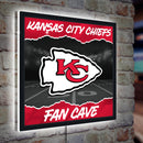 Kansas City Chiefs 23"H x 23"L LED Wall Decor, Edgelite, Square