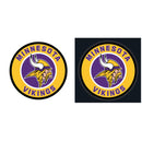 Minnesota Vikings NFL Football Large Round Edgelite LED Decor