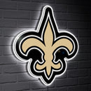 New Orleans Saints LED Wall Decor, Glazelite, Logo