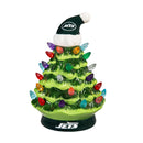 8" LED Ceramic Christmas Tree, New York Jets