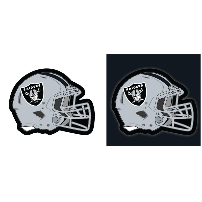Las Vegas Raiders NFL Football Helmet Edgelite LED Decor