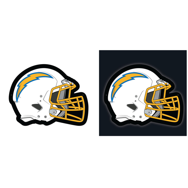 Los Angeles Chargers NFL Football Helmet Edgelite LED Decor
