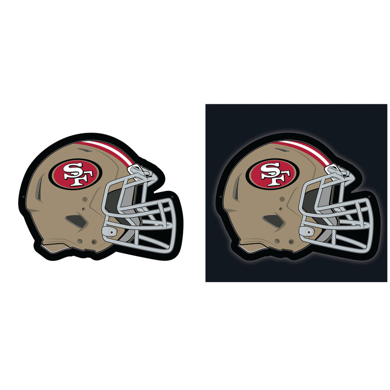 San Francisco 49ers NFL Football Helmet Edgelite LED Decor