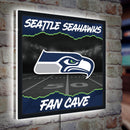 Seattle Seahawks 23"H x 23"L LED Wall Decor, Edgelite, Square