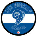 Los Angeles Rams NFL Football Large Round Vintage Edgelite LED Decor