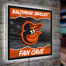 Baltimore Orioles 23"H x 23"L LED Wall Decor, Edgelite, Square