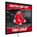Boston Red Sox 23"H x 23"L LED Wall Decor, Edgelite, Square