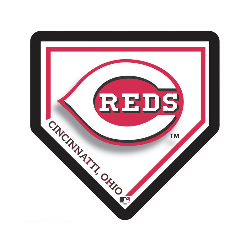 Cincinnati Reds, LED Wall Decor, Edgelite, Baseball Homeplate
