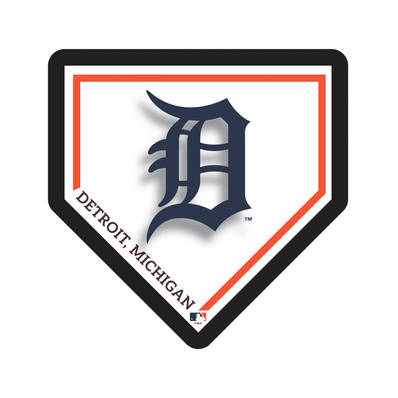 Detroit Tigers, LED Wall Decor, Edgelite, Baseball Homeplate