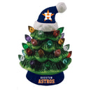 Houston Astros Mini LED Tabletop Christmas Tree 4"