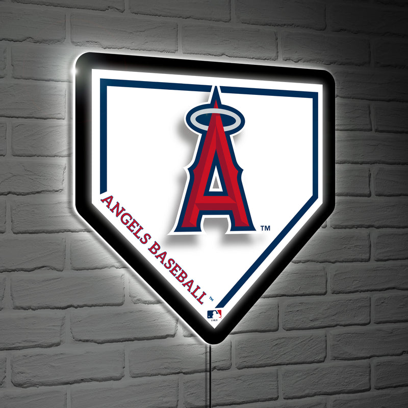 Los Angeles Angels, LED Wall Decor, Edgelite, Baseball Homeplate