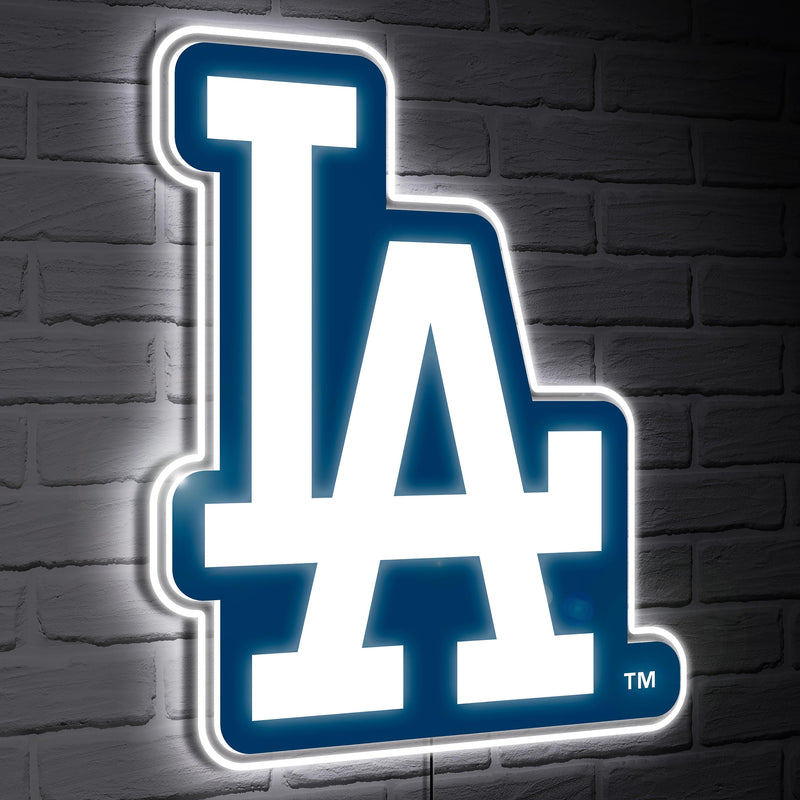 Los Angeles Dodgers LED Wall Decor, Glazelite, Logo