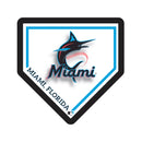 Miami Marlins, LED Wall Decor, Edgelite, Baseball Homeplate