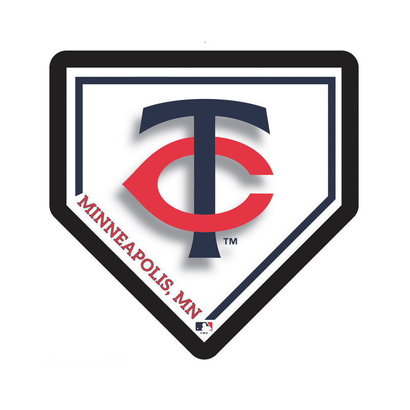 Minnesota Twins, LED Wall Decor, Edgelite, Baseball Homeplate