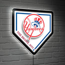 New York Yankees Baseball Homeplate LED Wall Decor