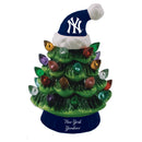 New York Yankees 8" LED Ceramic Christmas Tree
