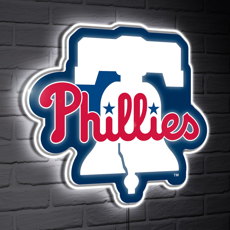 Philadelphia Phillies LED Wall Decor, Glazelite, Logo