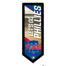Philadelphia Phillies Baseball Pennant Glazelite LED Decor