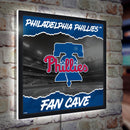 Philadelphia Phillies 23"H x 23"L LED Wall Decor, Edgelite, Square