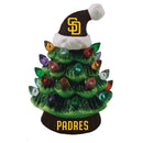 San Diego Padres Mini LED Tabletop Christmas Tree 4"