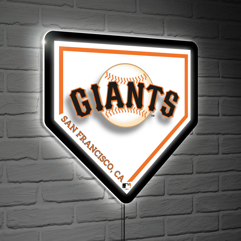 San Francisco Giants, LED Wall Decor, Edgelite, Baseball Homeplate