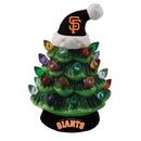 4" Mini LED Tabletop Christmas Tree, San Francisco Giants
