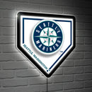 Seattle Mariners, LED Wall Decor, Edgelite, Baseball Homeplate