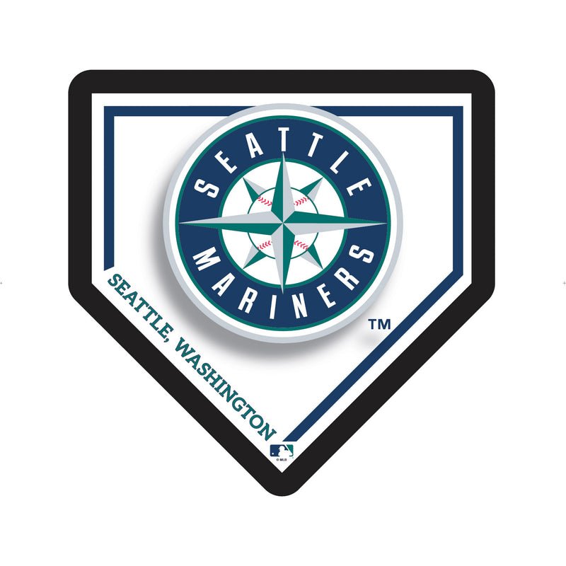 Seattle Mariners, LED Wall Decor, Edgelite, Baseball Homeplate