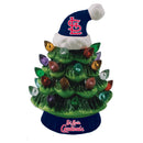 St Louis Cardinals Mini LED Tabletop Christmas Tree 4"