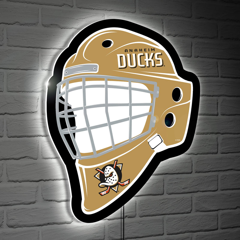 LED Wall Decor, Edgelite, Hockey Helmet, Anaheim Ducks