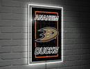 22"H x 14"L NeoLite Wall Decor, Rectangle, Anaheim Ducks,8led4350nlrt