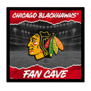 Chicago Blackhawks 23"H x 23"L LED Wall Decor, Edgelite, Square