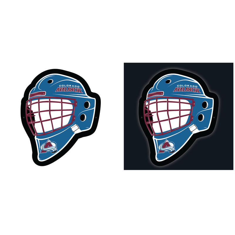 Colorado Avalanche Hockey Helmet Edgelite LED Decor