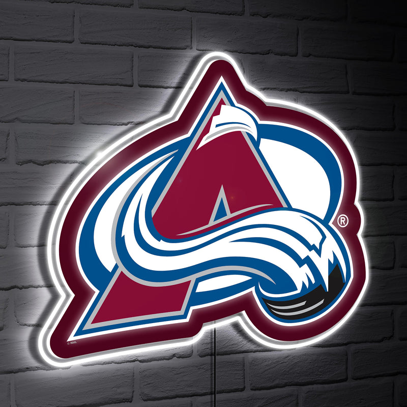 Colorado Avalanche LED Wall Decor, Glazelite, Logo