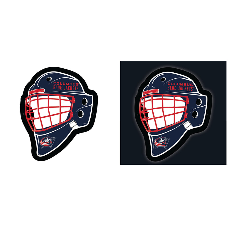 Columbus Blue Jackets Hockey Helmet Edgelite LED Decor
