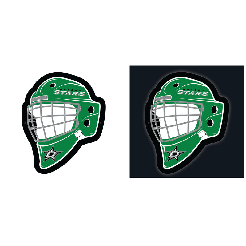 Dallas Stars Hockey Helmet Edgelite LED Decor