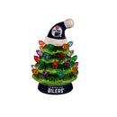 4" Mini LED Tabletop Christmas Tree, Edmonton Oilers,8led4360mt
