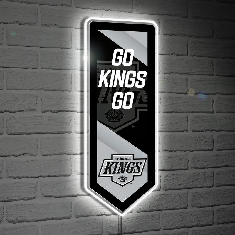 LED Wall Decor, Edgelite, Hockey Pennant, Los Angeles Kings