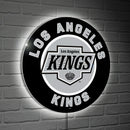 LED Wall Decor, Edgelite, Hockey Round, Los Angeles Kings
