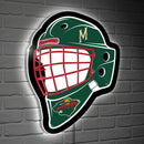 Minnesota Wild Hockey Helmet Edgelite LED Decor