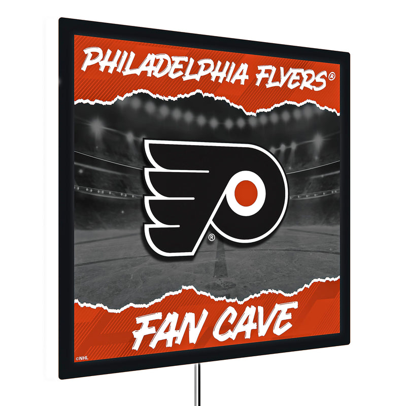 Philadelphia Flyers 23"H x 23"L LED Wall Decor, Edgelite, Square
