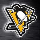 Pittsburgh Penguins LED Wall Decor, Glazelite, Logo